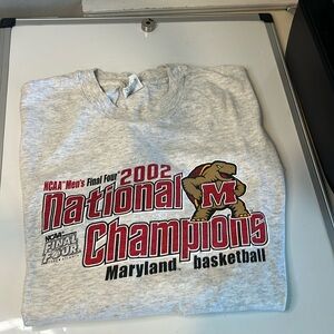 2002 Maryland Basketball National Champions NCAA Men’s Final Four T Shirt Short